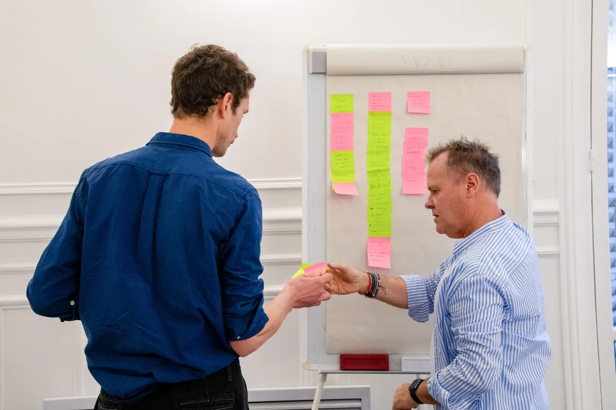 Travail de fond entre associés accompagné par HoloLead